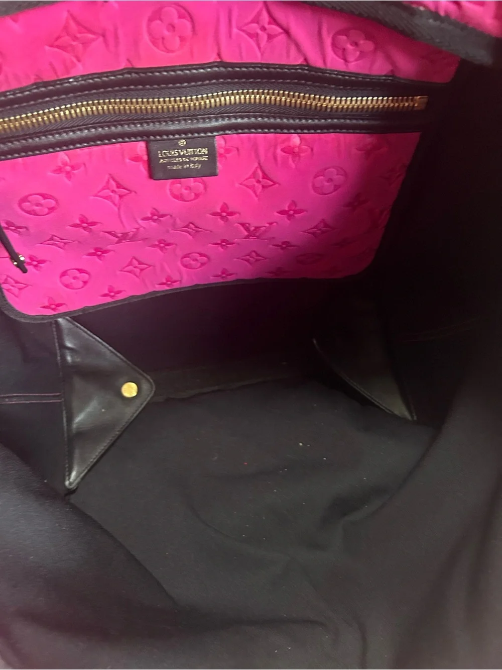 Louis Vuitton Scuba Neverfull Tote in Pink